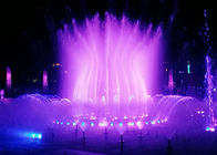 چشمه رقص نور RGB روشن شده برای دکوراسیون پارک بزرگ 1-100 متر ارتفاع تامین کننده