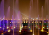 چشمه آب گرم رقص نور خارجی برای اهداف سرگرمی تامین کننده