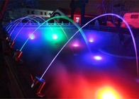 گزینه های نور رنگی RGB پریدن آب جت های فواره آب با تعاملی سنجش تامین کننده