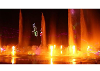 نمایش آتش نور لیزر آتش سوزی آب از فولاد ضد زنگ در رودخانه تامین کننده