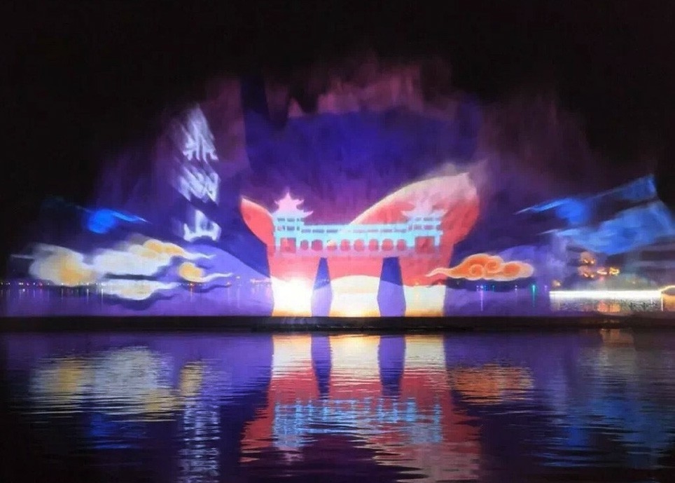 پروژکتور نور آب شگفت انگیز، فیلم دیجیتال فیلم آب برای میدان تامین کننده